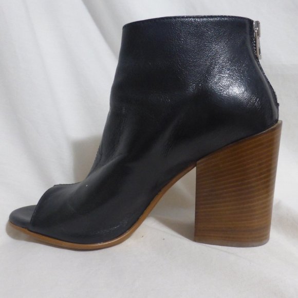 RUDSAK, size 37, open toe heels, zip back, Made In Italy, GUC - Picture 14 of 15